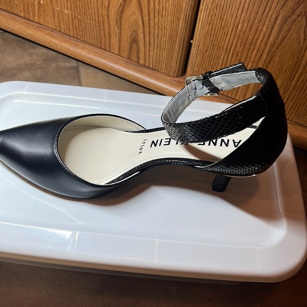 Black Ankle Strap Heel